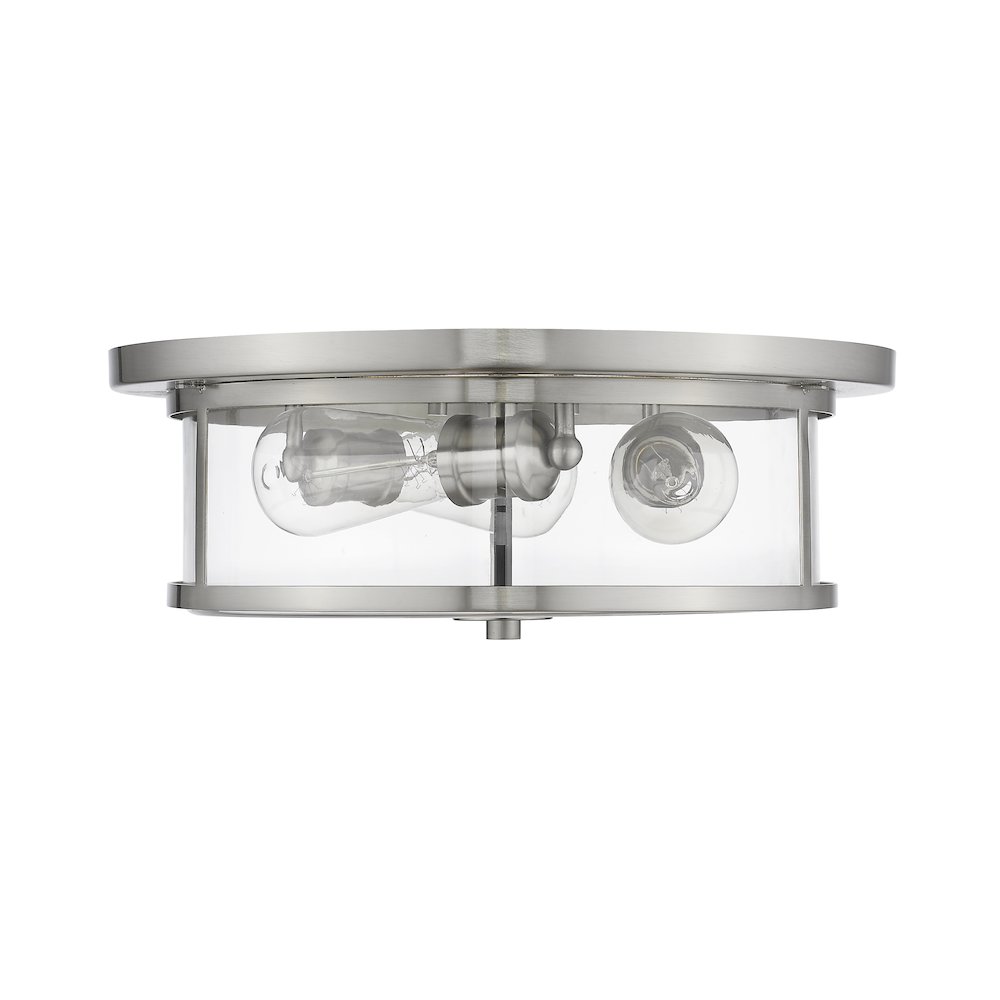 Z-Lite 3 Light Flush Mount. Picture 4