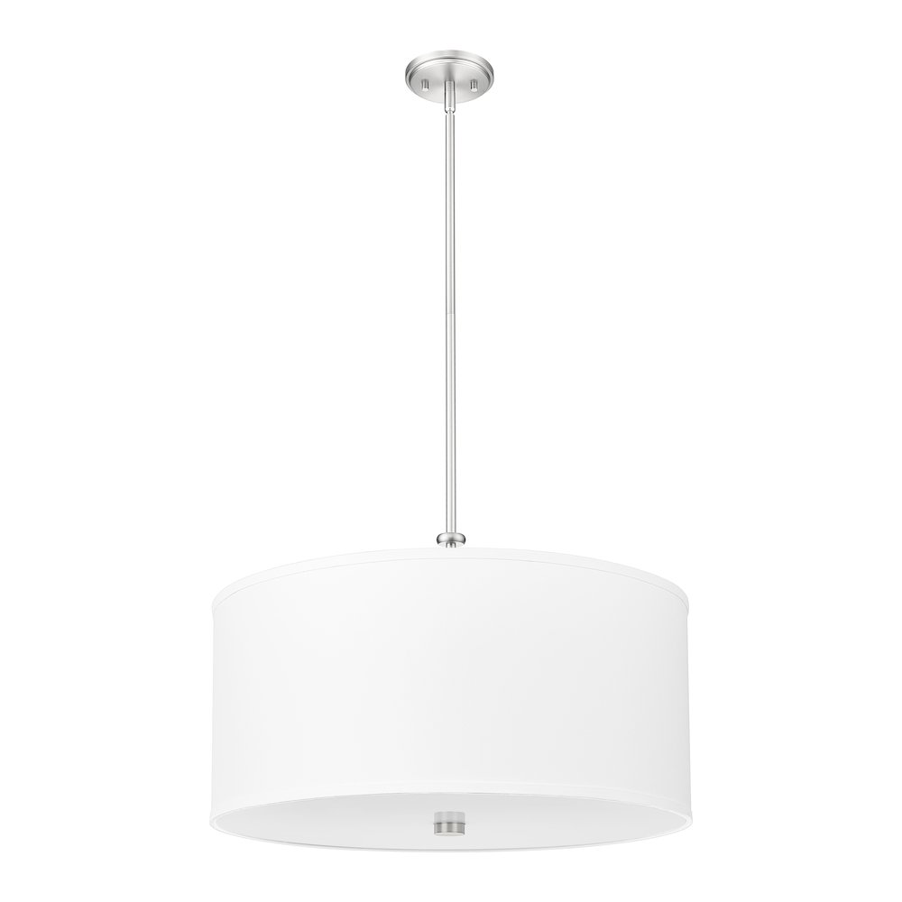 Z-Lite 1 Light Pendant, Brushed Nickel. Picture 7