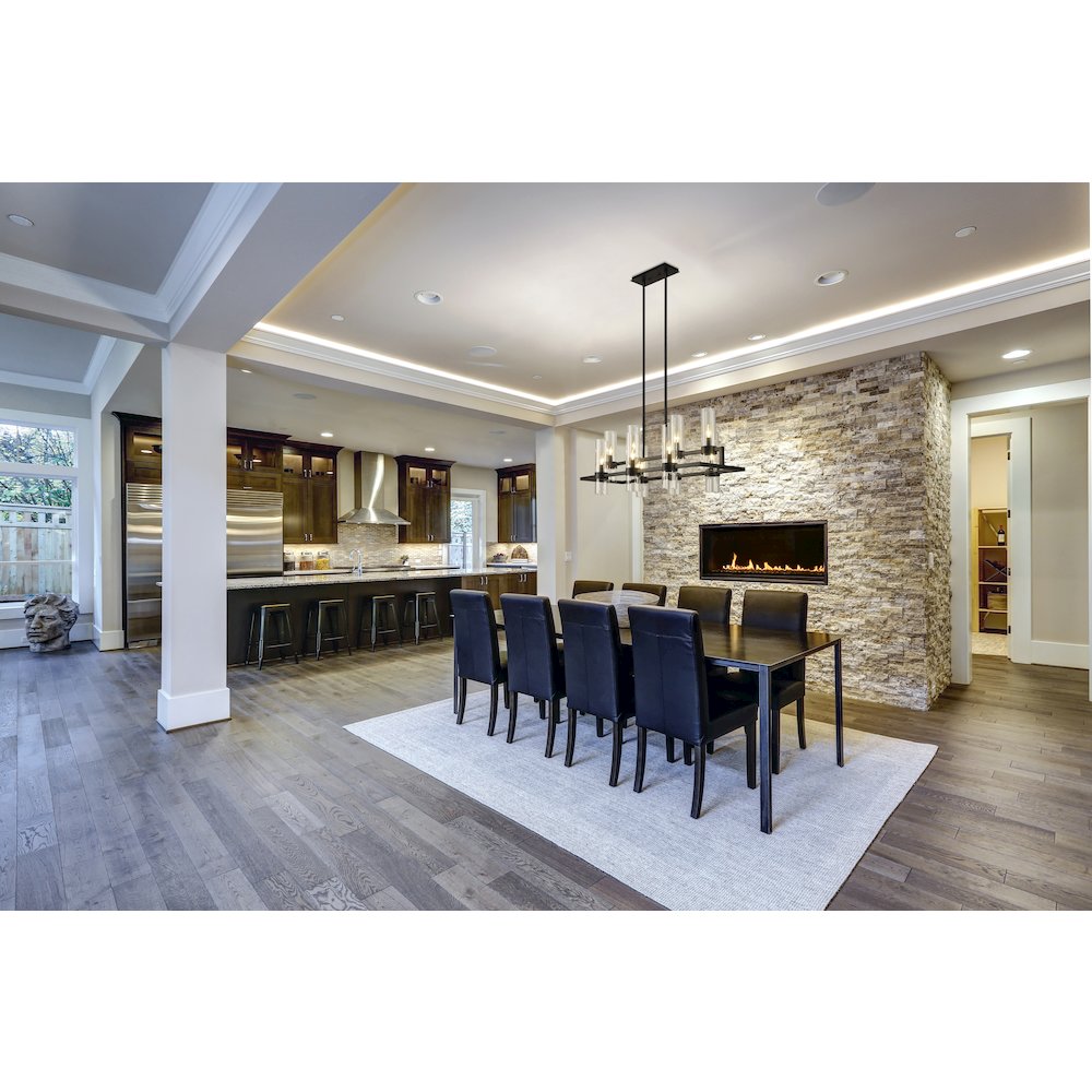 Z-Lite 10 Light Linear Chandelier. Picture 6