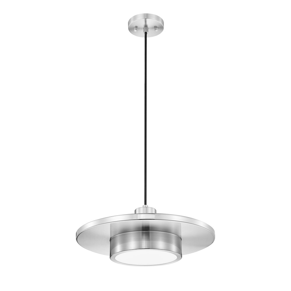 Z-Lite 1 Light Pendant, Brushed Nickel. Picture 3