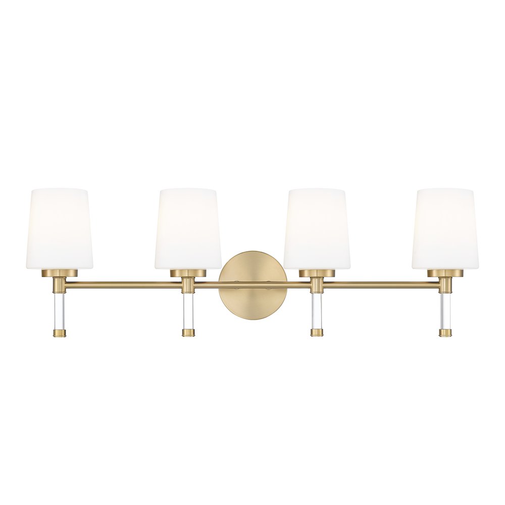 Z-Lite 4 Light Vanity, Modern Gold. Picture 2