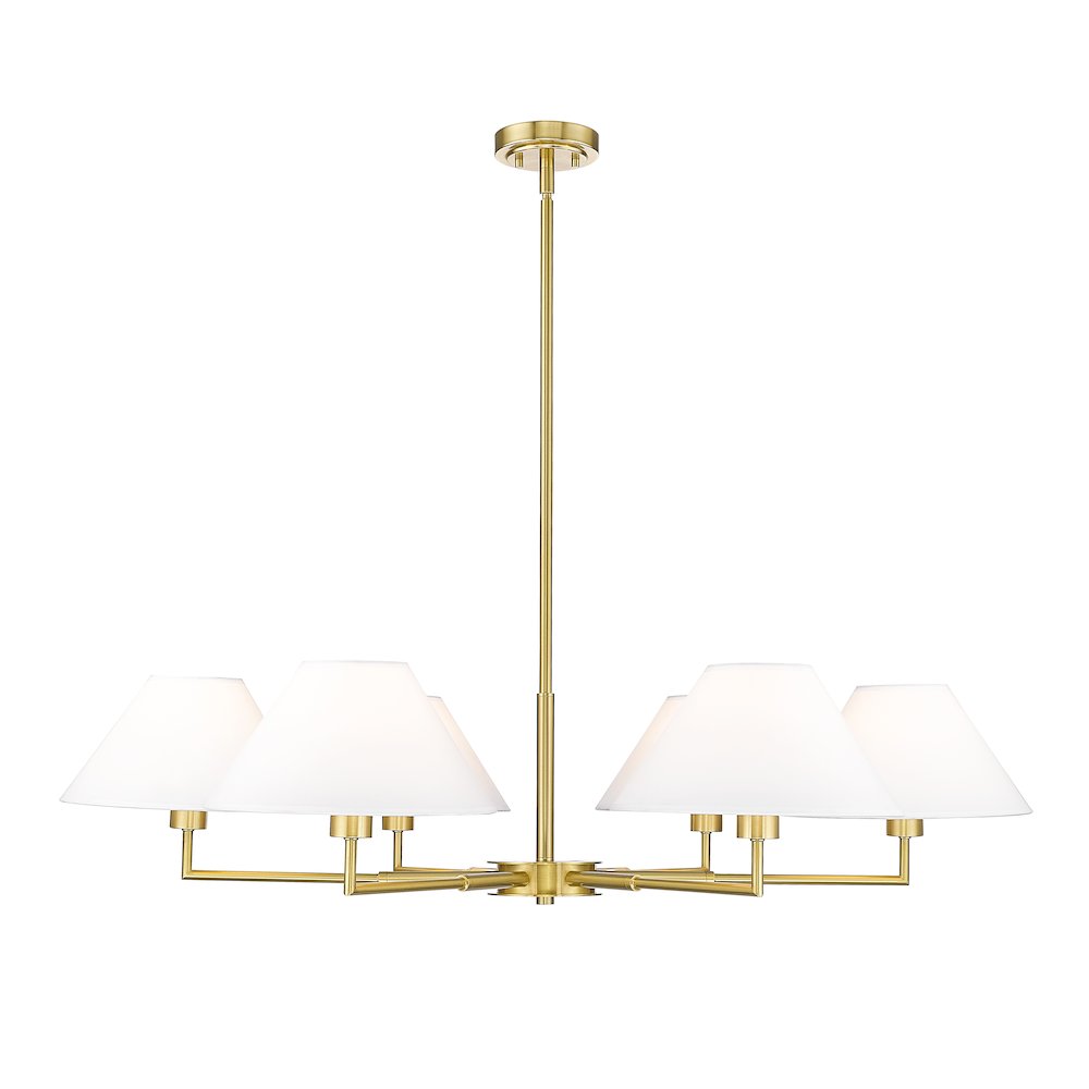 Z-Lite 6 Light Chandelier. Picture 1