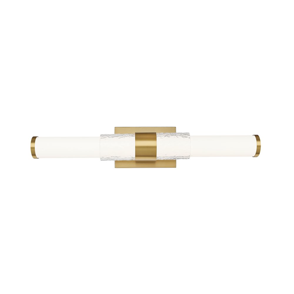 Z-Lite Egon 1 Light Vanity in Modern Gold color, Steel frame. Picture 3