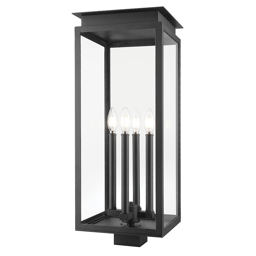 Z-Lite 4 Light Outdoor Post Mount Fixture. Picture 1