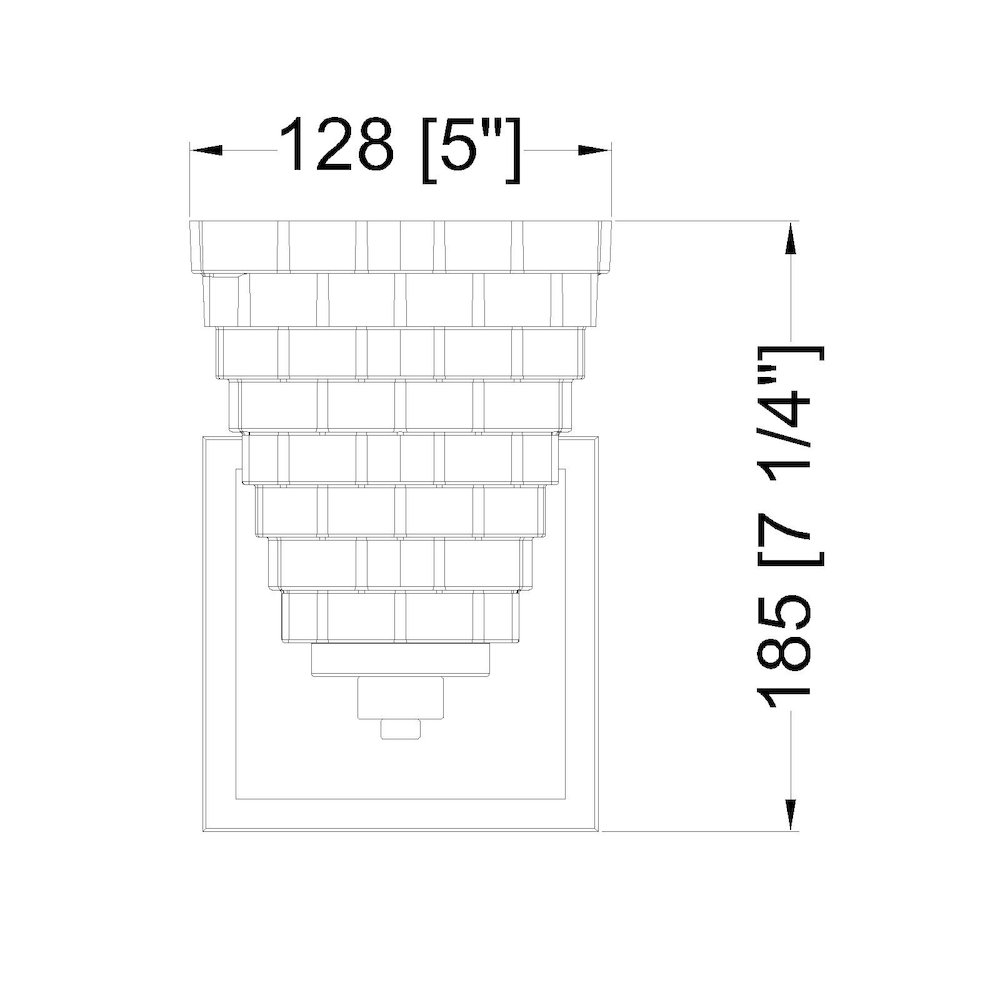 Z-Lite 1 Light Wall Sconce. Picture 8