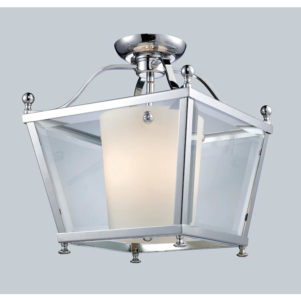 Z-Lite 3 Light Semi Flush Mount. Picture 1