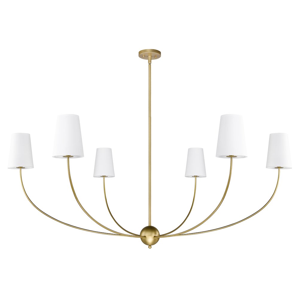 Z-Lite 6 Light Chandelier. Picture 5