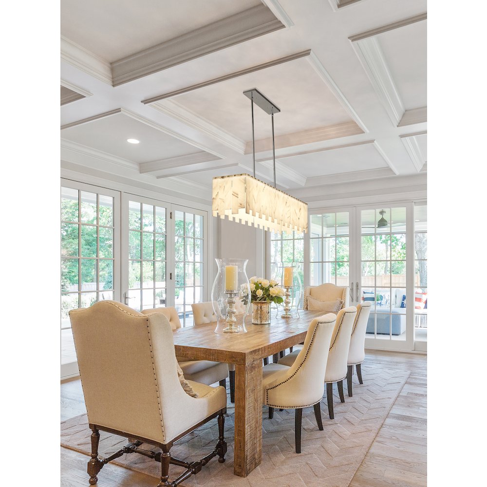 Z-Lite 7 Light Linear Chandelier. Picture 6