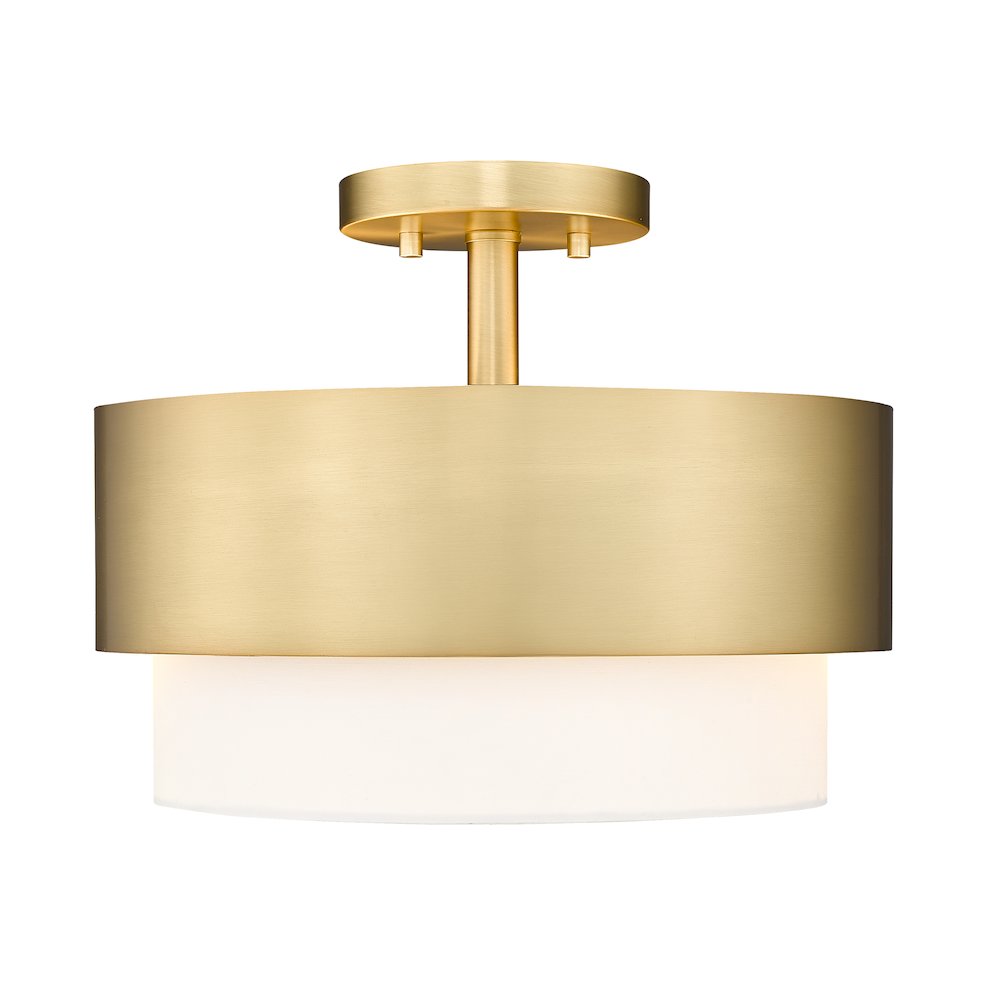 Z-Lite 2 Light Semi Flush Mount. Picture 2