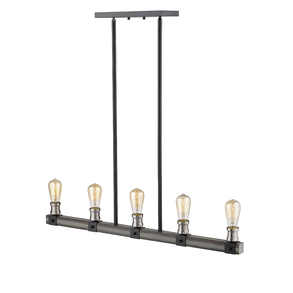 Z-Lite 5 Light Linear Chandelier. Picture 3
