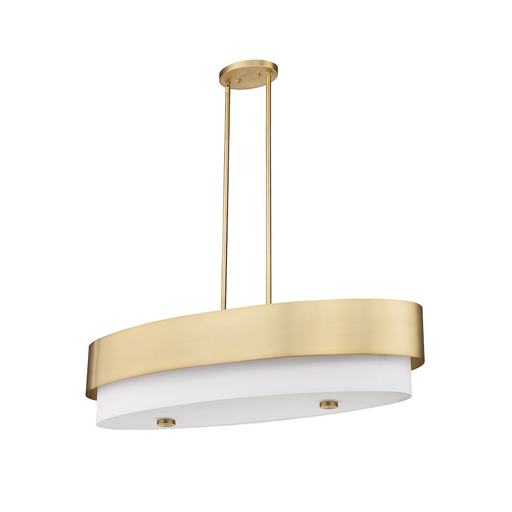 Z-Lite 5 Light Linear Chandelier. Picture 5
