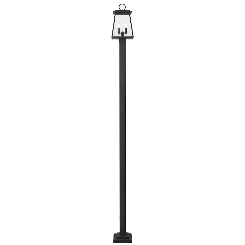 Z-Lite 2 Light Outdoor Post Mounted Fixture. Picture 2
