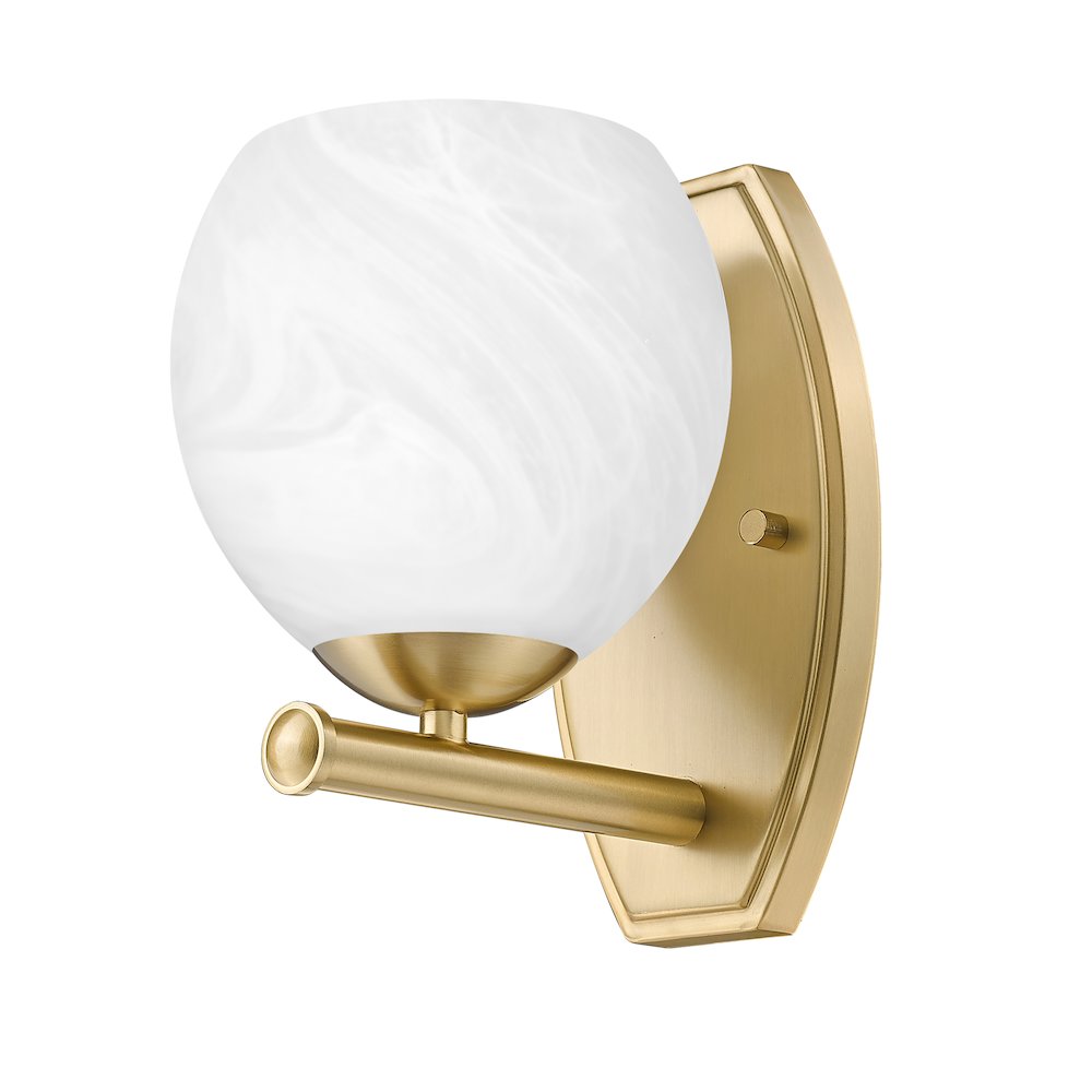 Z-Lite 1 Light Wall Sconce, Modern Gold. Picture 7