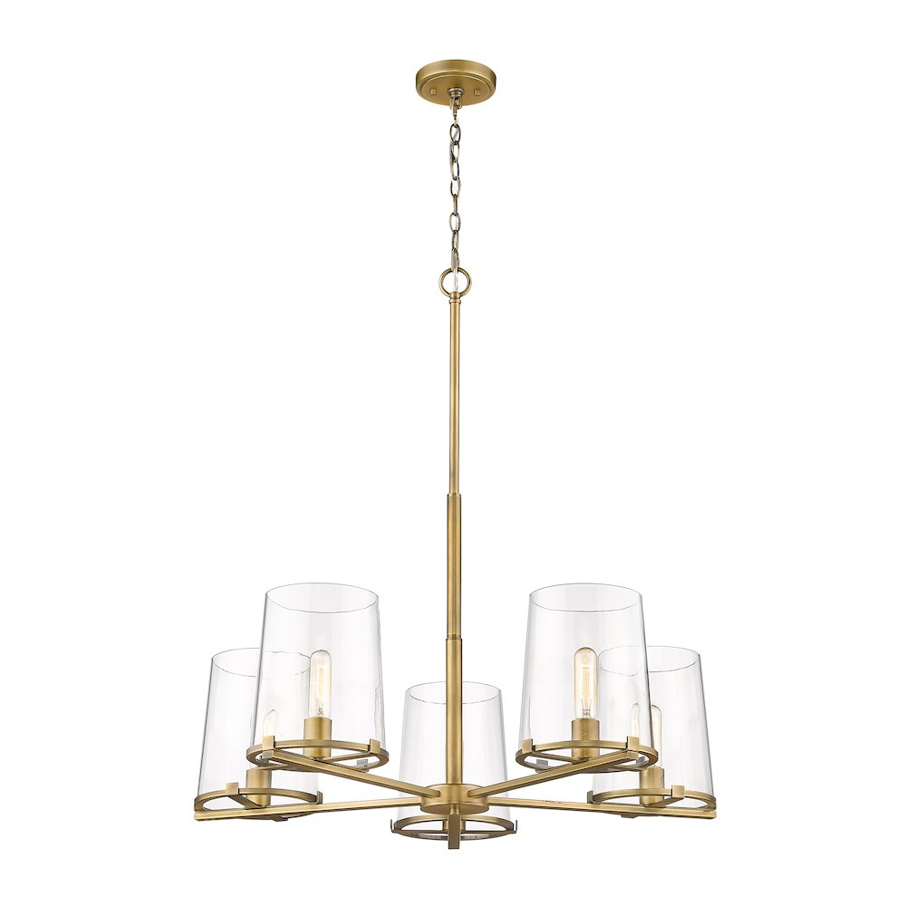 Z-Lite 5 Light Chandelier. Picture 1