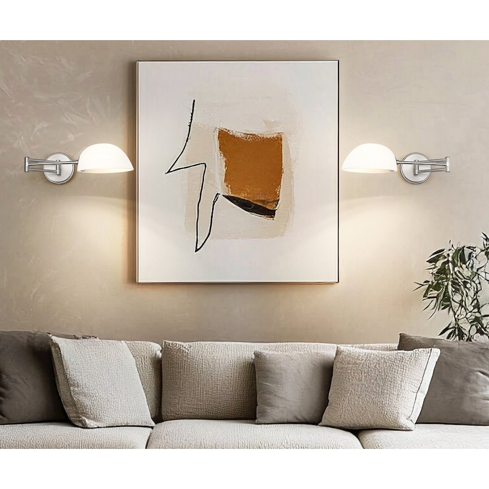 Z-Lite 1 Light Wall Sconce, Brushed Nickel. Picture 6