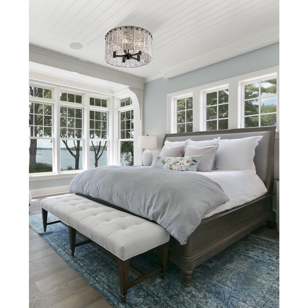 Z-Lite 5 Light Flush Mount. Picture 7