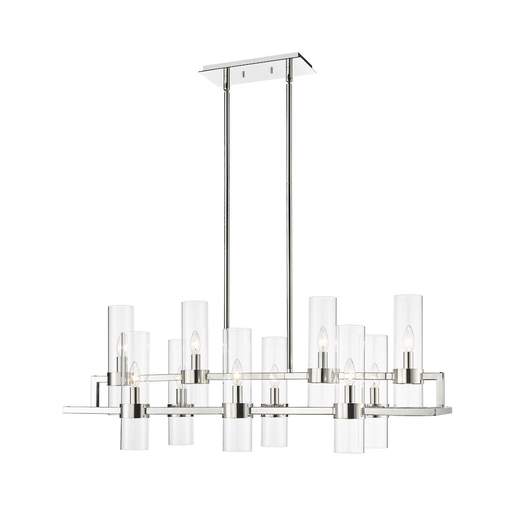 Z-Lite 10 Light Linear Chandelier. Picture 3