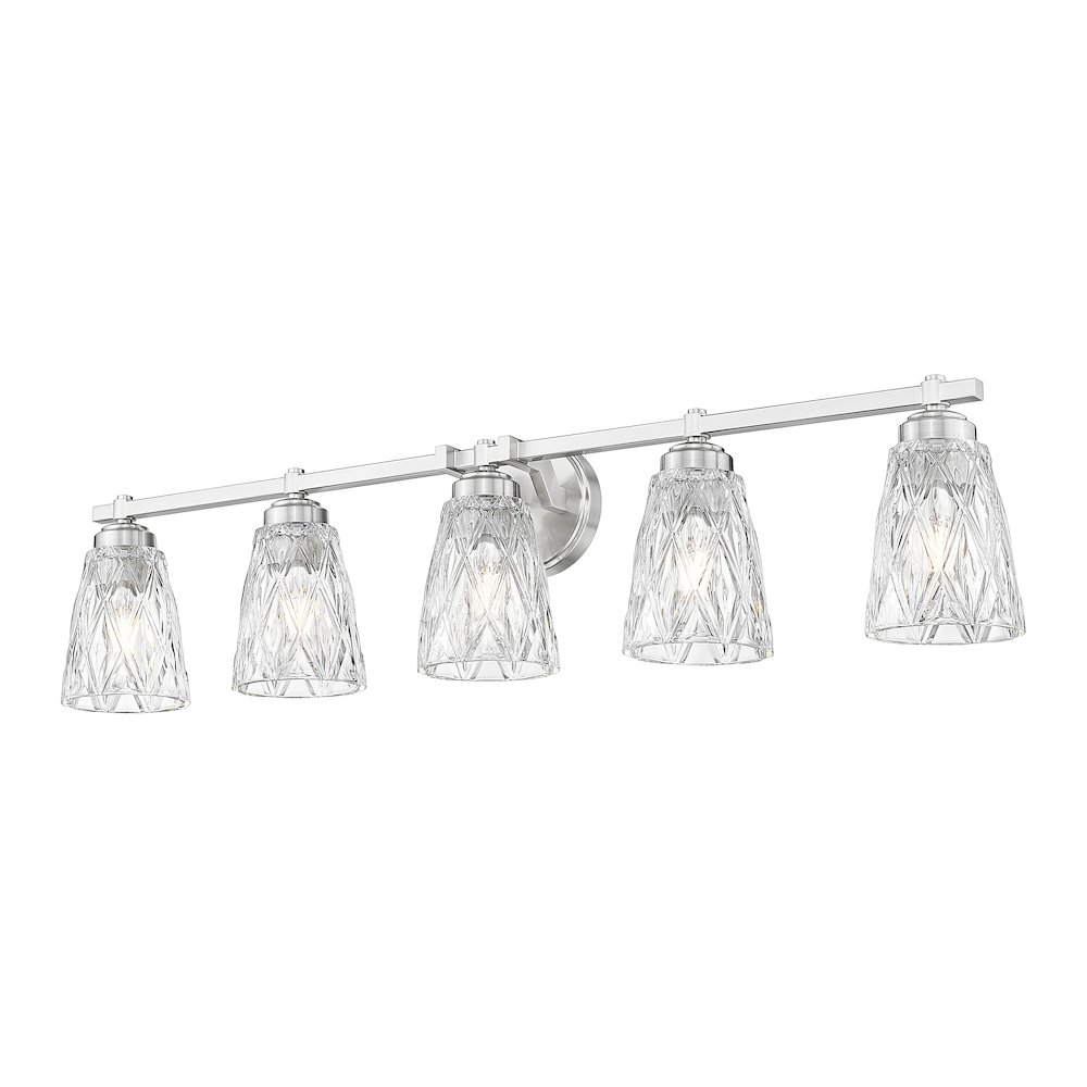 Z-Lite 5 Light Vanity, Brushed Nickel. Picture 3