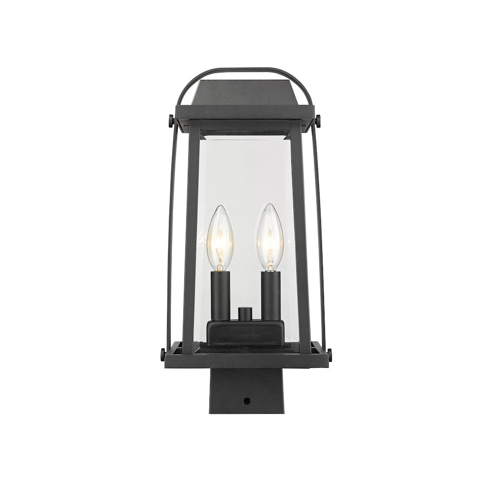 Z-Lite 2 Light Outdoor Post Mount Fixture. Picture 1