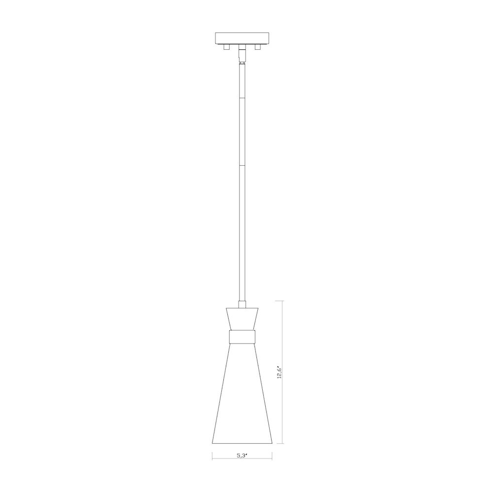 Z-Lite 1 Light Pendant. Picture 8