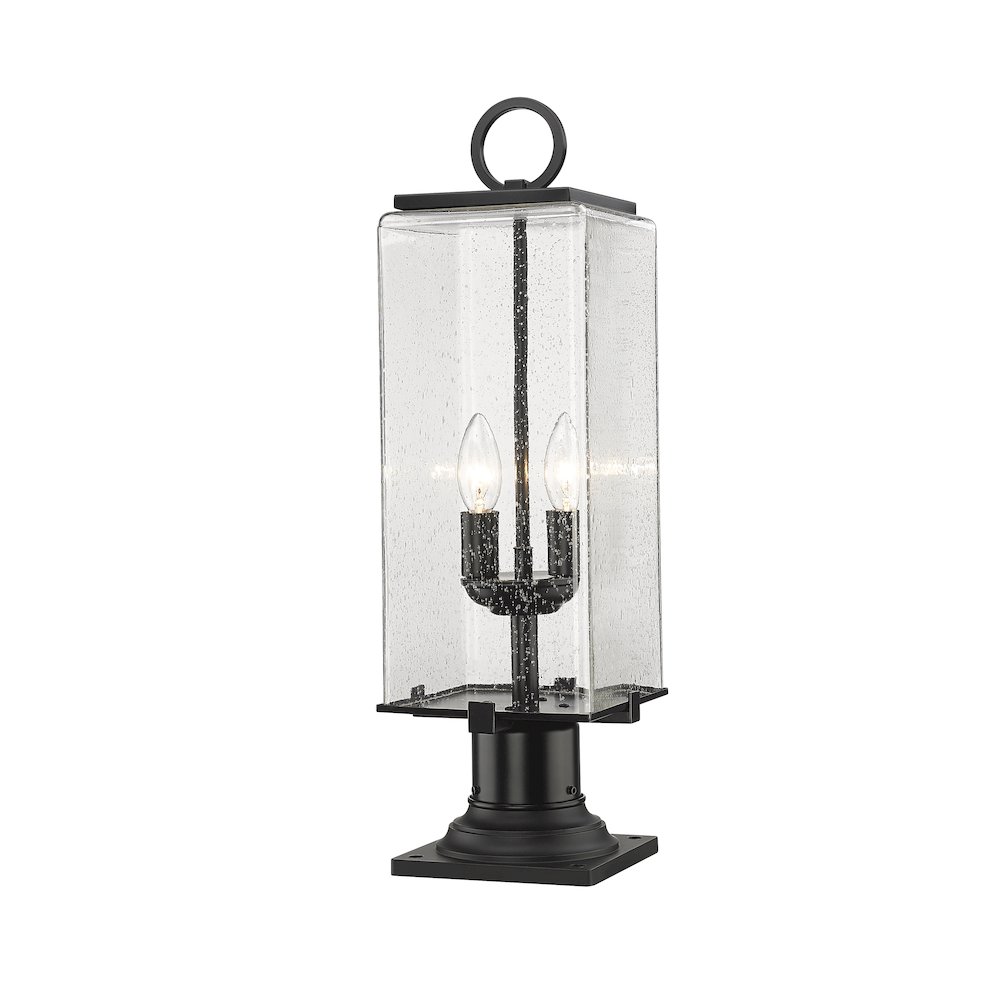 Z-Lite 2 Light Outdoor Pier Mounted Fixture. Picture 1