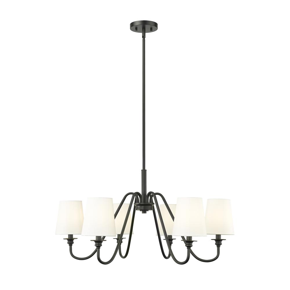 6 Light Chandelier. Picture 1