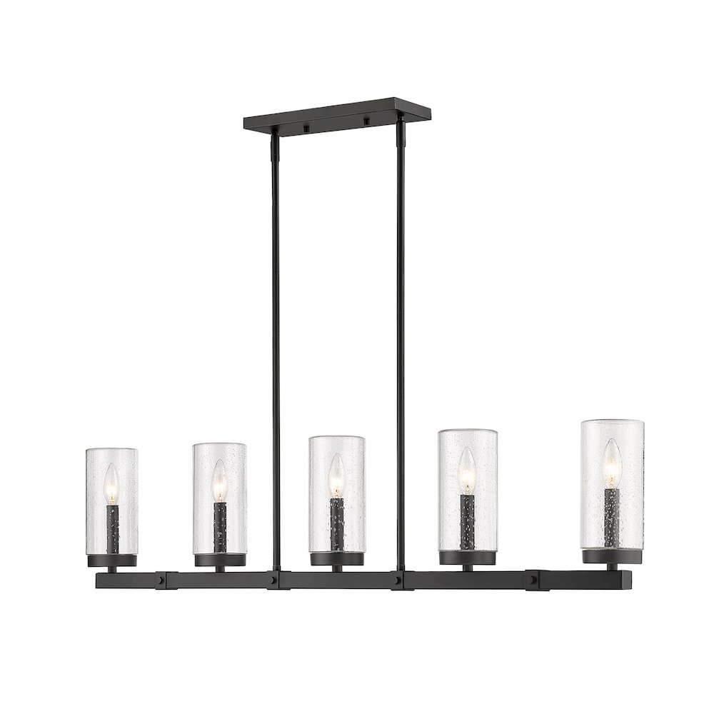 Z-Lite 5 Light Outdoor Linear Chandelier. Picture 3