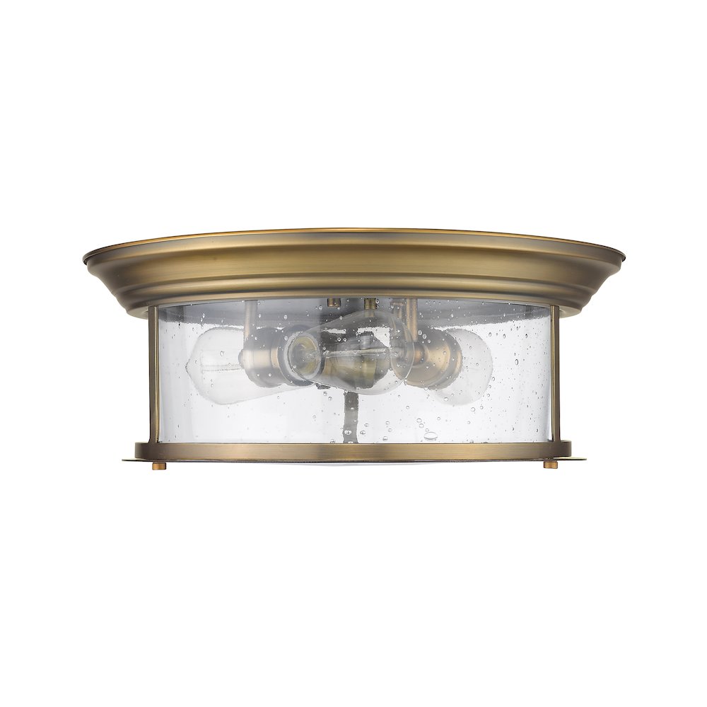 Z-Lite 3 Light Flush Mount. Picture 5