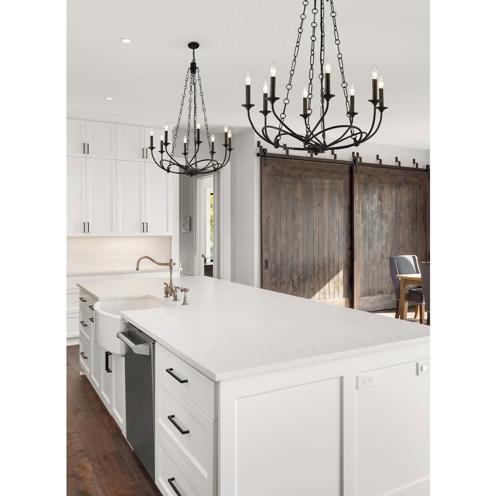 Z-Lite 8 Light Chandelier. Picture 7