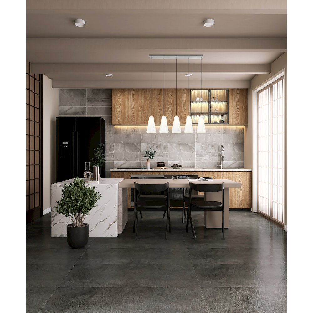Z-Lite 5 Light Linear Chandelier. Picture 7