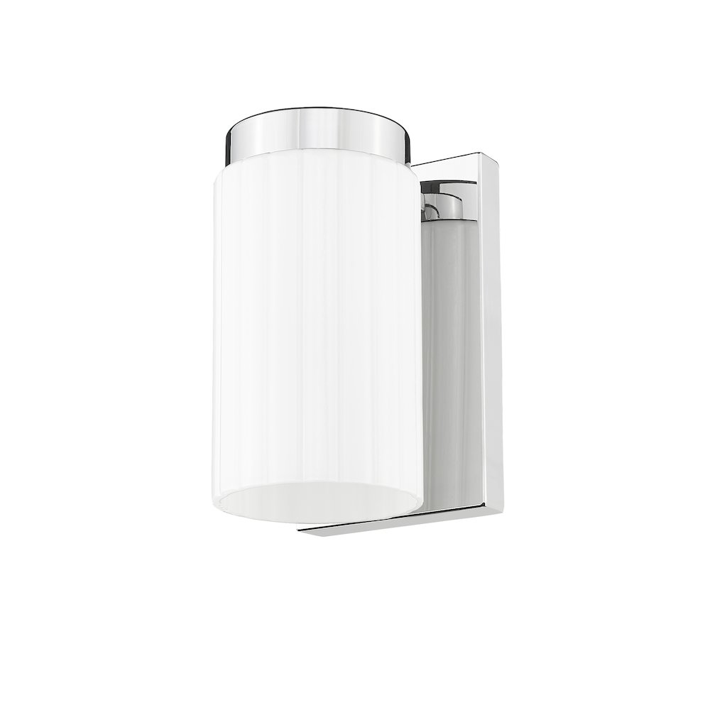 Z-Lite Burk 1 Light Wall Sconce, Chrome. Picture 5