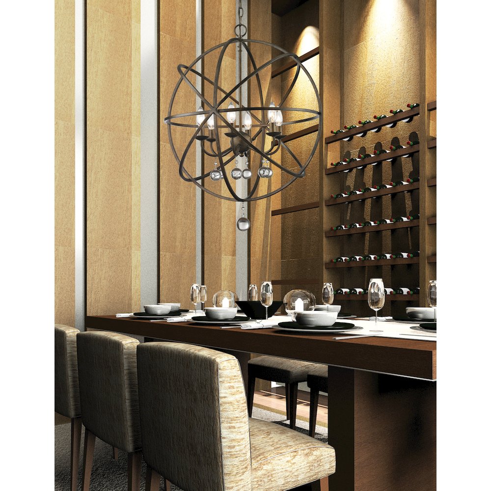 Z-Lite 6 Light Chandelier. Picture 2