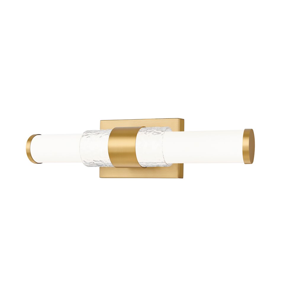 Z-Lite Egon 1 Light Vanity in Modern Gold color, Steel frame. Picture 1