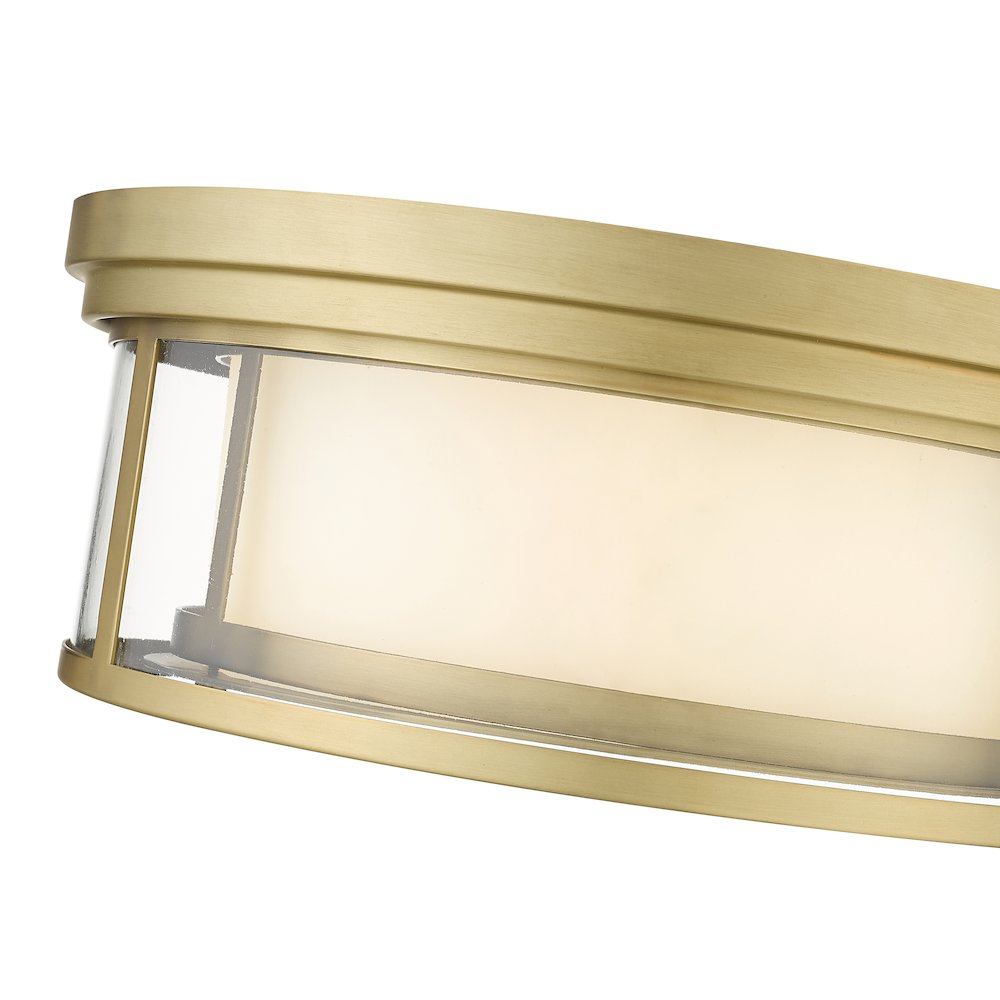 Z-Lite 3 Light Flush Mount. Picture 4