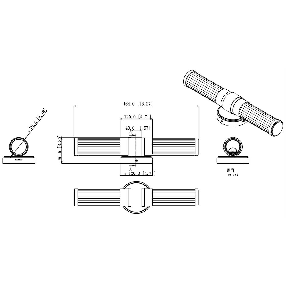 Z-Lite 1 Light Vanity. Picture 8
