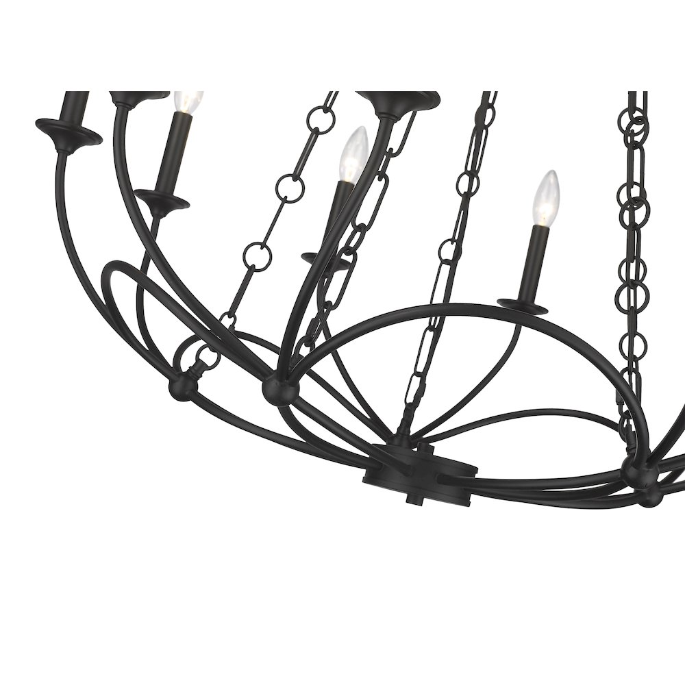 Z-Lite 10 Light Chandelier. Picture 4