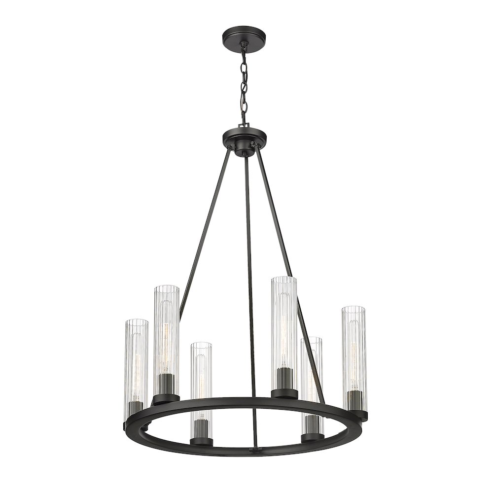 Z-Lite 6 Light Chandelier. Picture 3