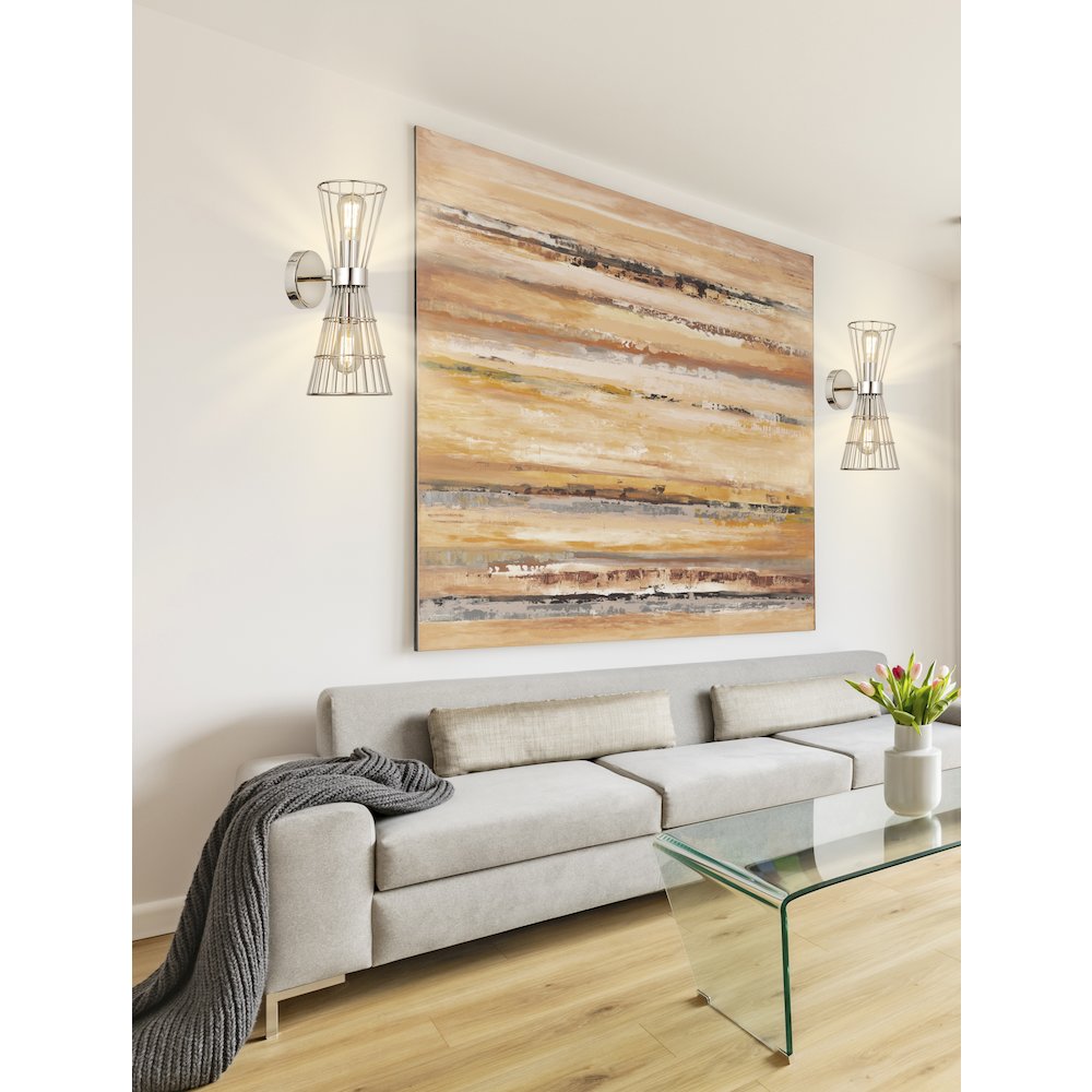 Z-Lite 2 Light Wall Sconce. Picture 6