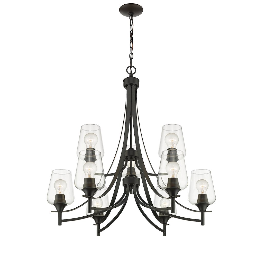 Z-Lite 9 Light Chandelier. Picture 3