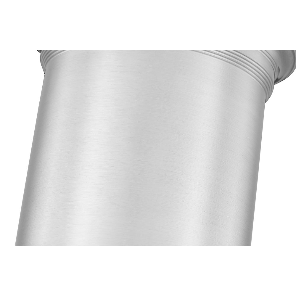 Z-Lite 1 Light Flush Mount, Brushed Nickel. Picture 4