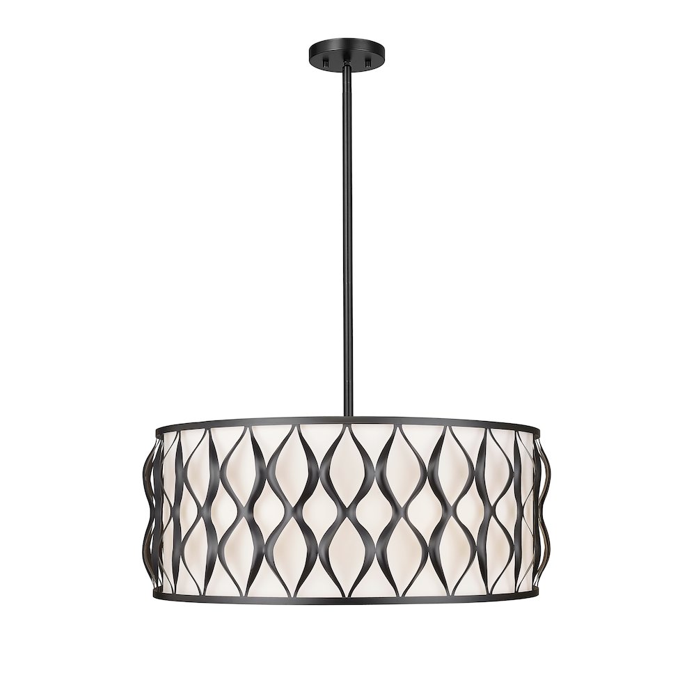 Z-Lite 8 Light Pendant. Picture 1