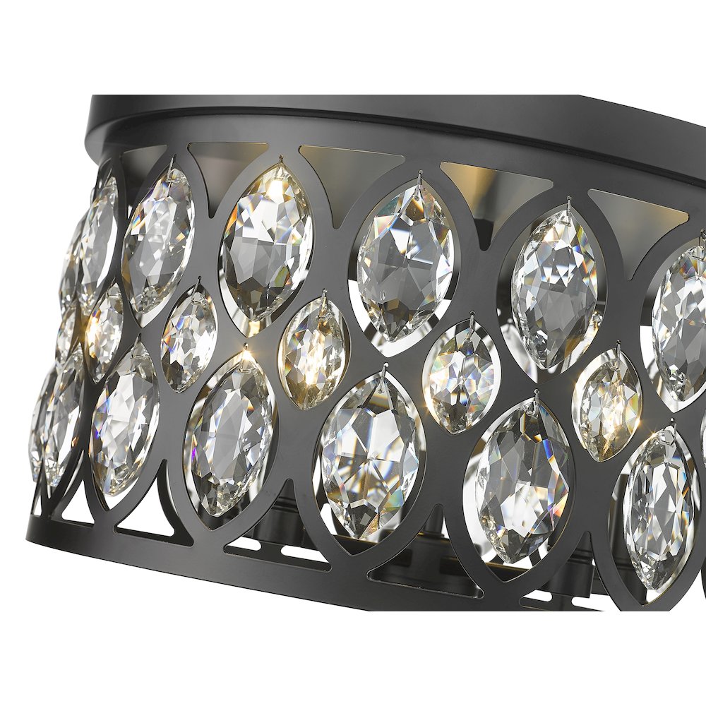 Z-Lite 5 Light Flush Mount. Picture 4