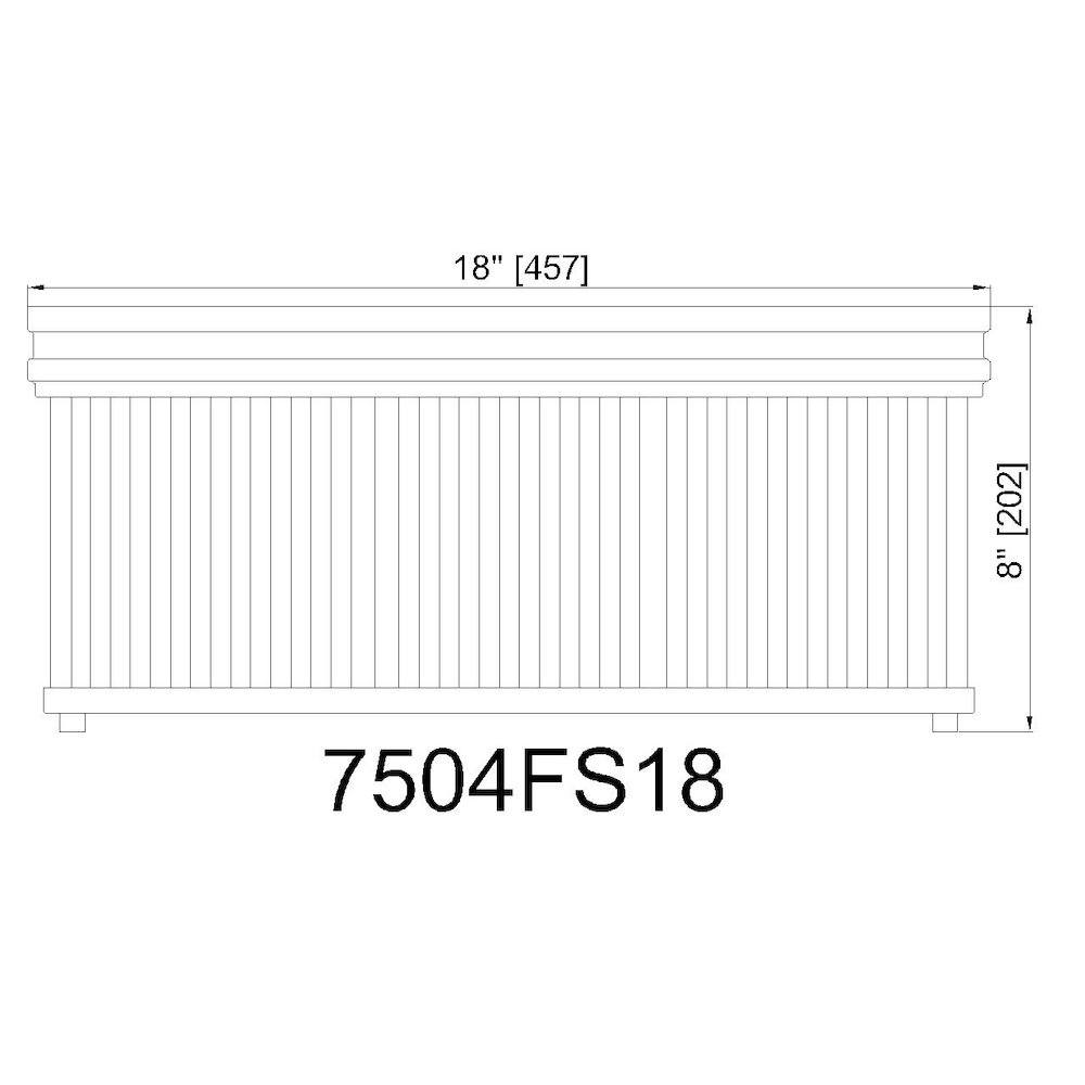 Z-Lite 4 Light Flush Mount. Picture 8