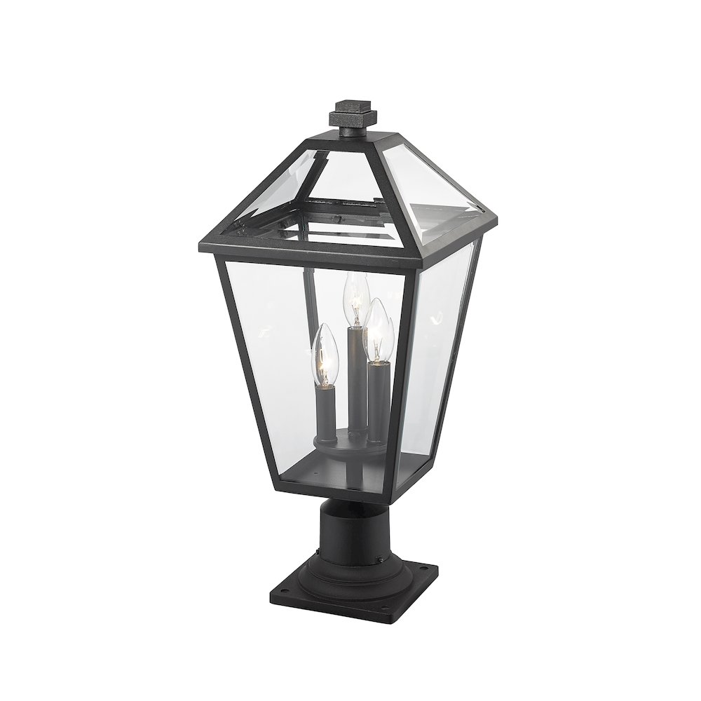 Z-Lite 3 Light Outdoor Pier Mounted Fixture. Picture 3
