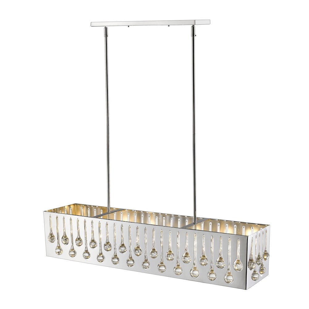 Z-Lite 7 Light Linear Chandelier. Picture 3