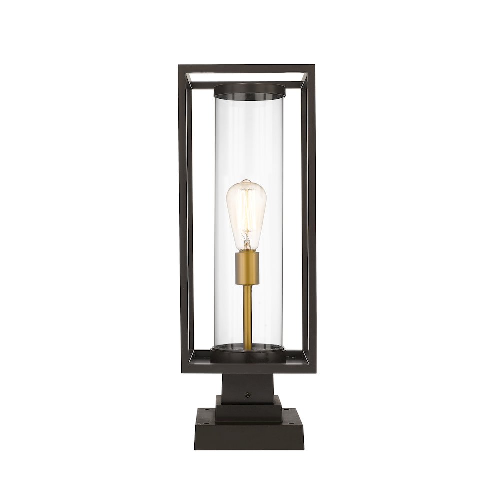 Z-Lite 1 Light Outdoor Pier Mounted Fixture. Picture 2