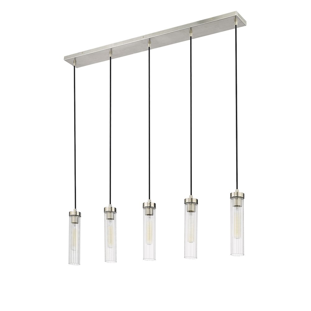 Z-Lite 5 Light Linear Chandelier. Picture 5