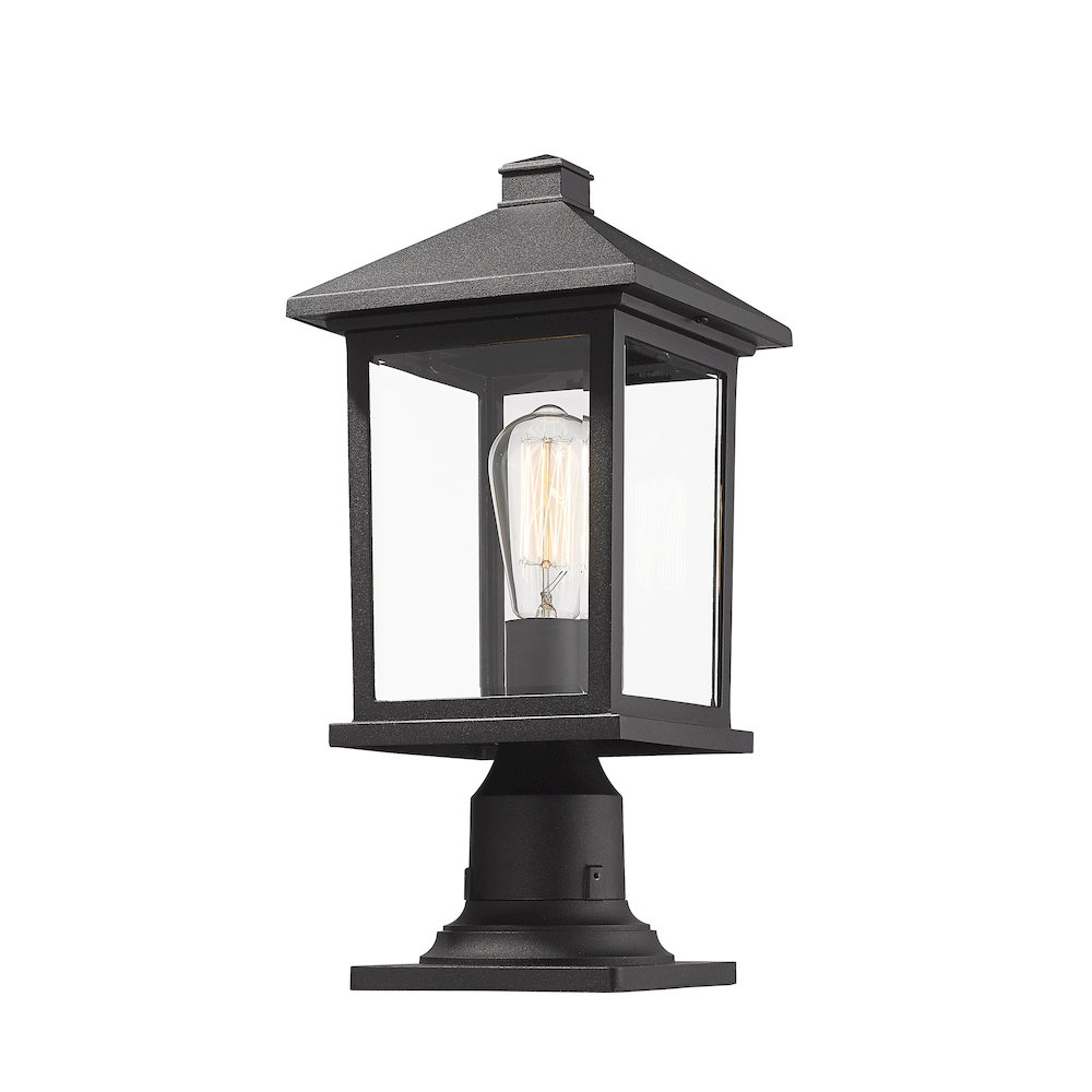 Z-Lite 1 Light Outdoor Pier Mounted Fixture. Picture 1