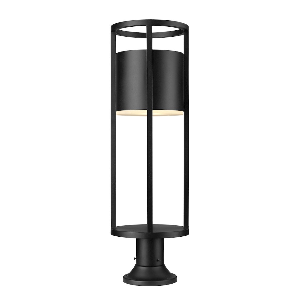 Z-Lite 1 Light Outdoor Pier Mounted Fixture. Picture 3