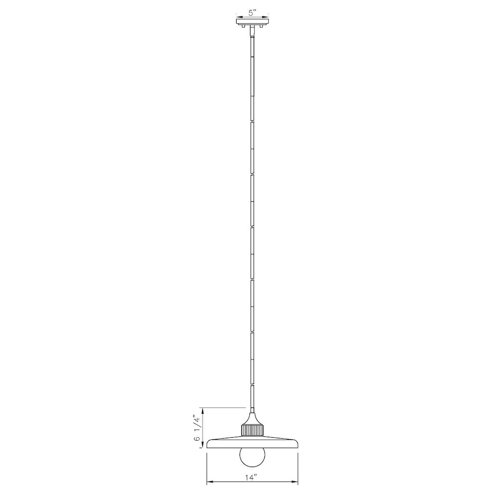 Z-Lite 1 Light Pendant. Picture 8
